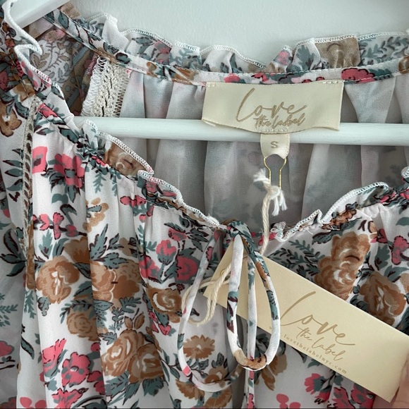 Love The Label Boho Floral Dress Shabby Chic Size S - Picture 4 of 13